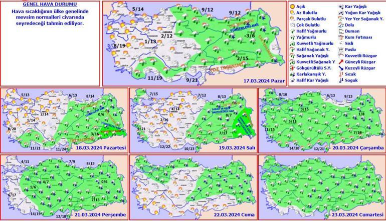 Son dakika... Meteoroloji gün verip tüm yurdu uyardı! Mart bitmeden kar geliyor