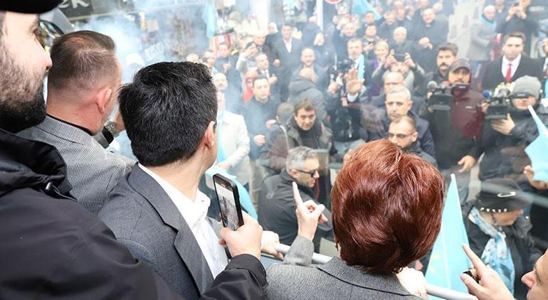 Akşener 2 ilçede esnaf ziyaretinde bulundu