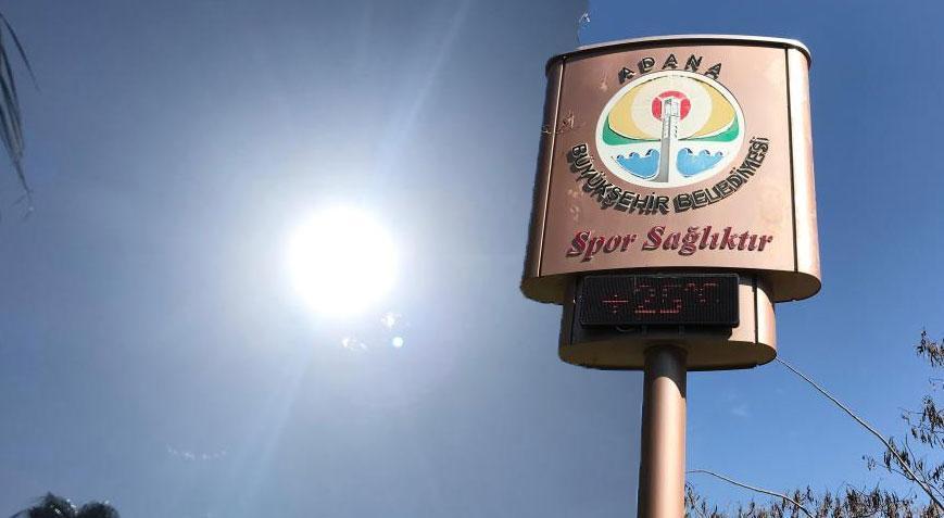 Adana’da Mart ayında yaz havası! Termometreler 25 dereceyi gösterdi