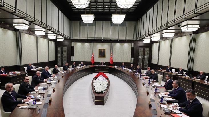 Erdoğan başkanlığındaki Kabine toplantısı sona erdi!