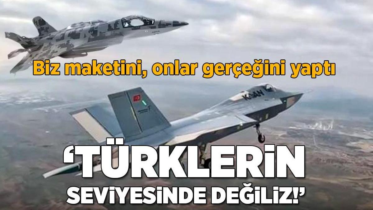 Türklerin seviyesinde değiliz! Asya devinde gündem KAAN: Biz maketini onlar gerçeğini yaptı