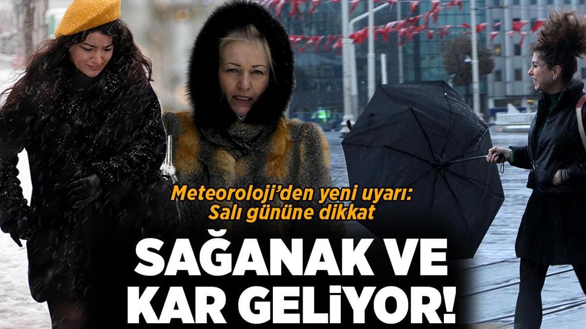 Son dakika… Meteoroloji’den yeni uyarı geldi! Sağanak ve kar alarmı