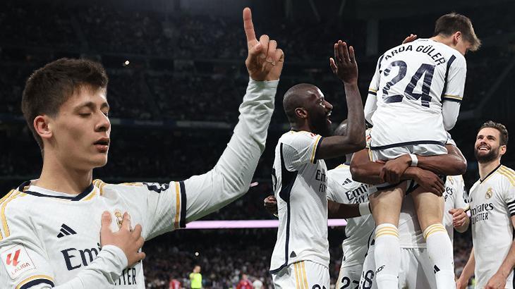 SON DAKİKA: Arda Güler attı Real Madrid farka koştu! İspanya’da manşet oldu: Pastanın üzerindeki krema