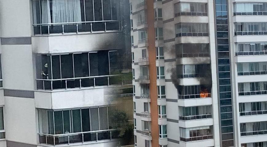 Akülü araba bir anda alev aldı! Minik çocuk ölümden döndü