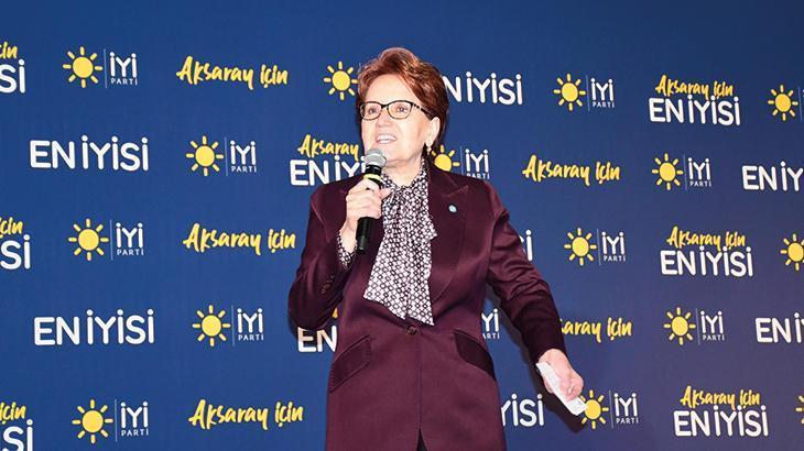 Meral Akşener Aksaray’da esnaf ziyaretinde bulundu