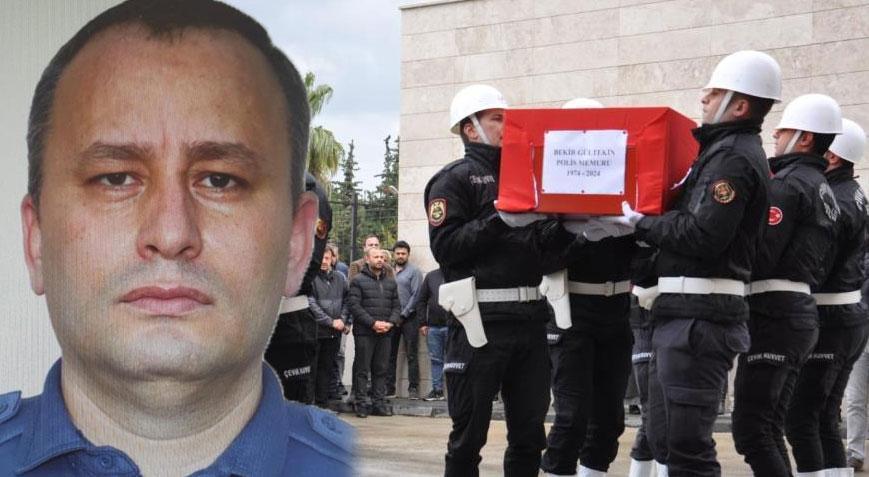Görev başında hayatını kaybeden polis memurunun naaşı Hatay’a uğurlandı