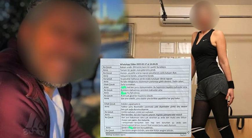 Pilates eğitmeni anne sevgilisinin kızını taciz etmesine göz yumdu! Ses kaydı ve notlar mide bulandırdı