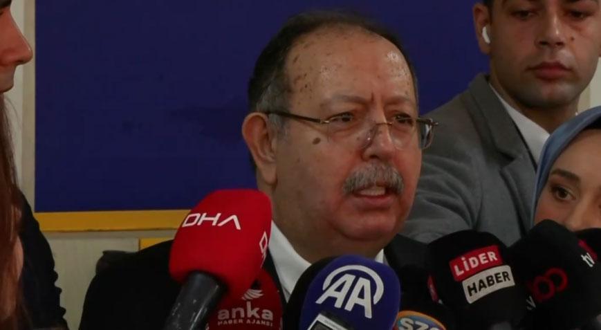 YSK Başkanı Ahmet Yener oyunu kullandı