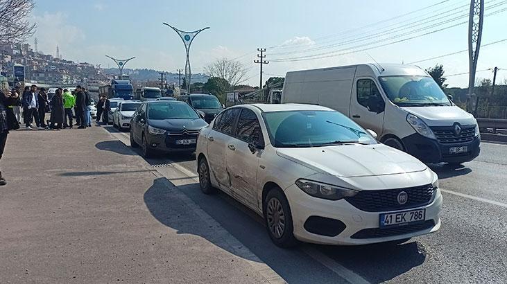 Kocaeli'de zincirleme kaza! Yaralılar var