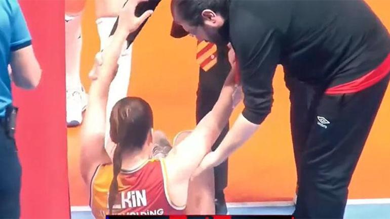 Galatasaray'da İlkin Aydın sakatlandı! Ataman Güneyligil ihraç edildi