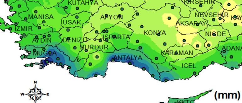 Yağış rekoru kırıldı! İşte zirvede yer alan ilçe...