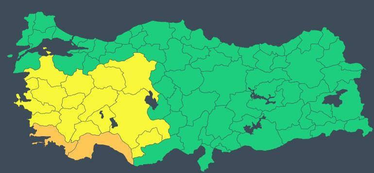 Son dakika… Meteoroloji bugün için saat verdi! 16 kentte alarm verildi