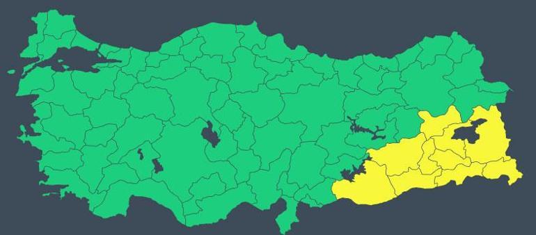 Son dakika... Meteoroloji 10 kent için uyardı! Kar ve sağanak alarmı