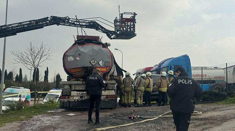 İstanbul'da yakıt tankeri patladı: 1 ölü