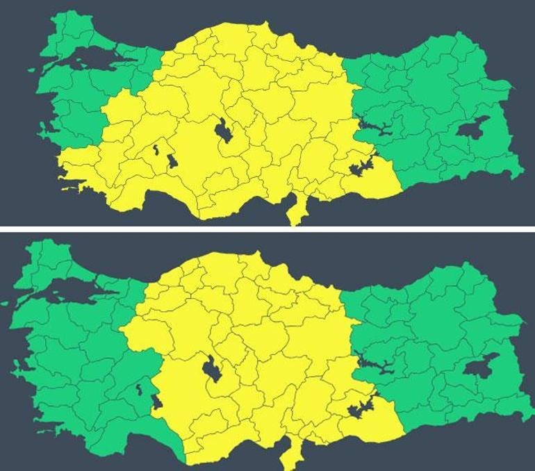 Son dakika... Meteoroloji’den flaş uyarı! Bugün 44, yarın 35 kentte ‘sarı’ alarm: Pazar gününe dikkat