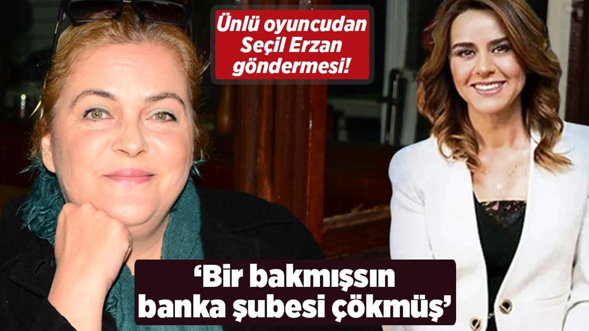Nurseli İdiz’den Seçil Erzan göndermesi! ‘Bir bakmışsın banka şubesi çökmüş’