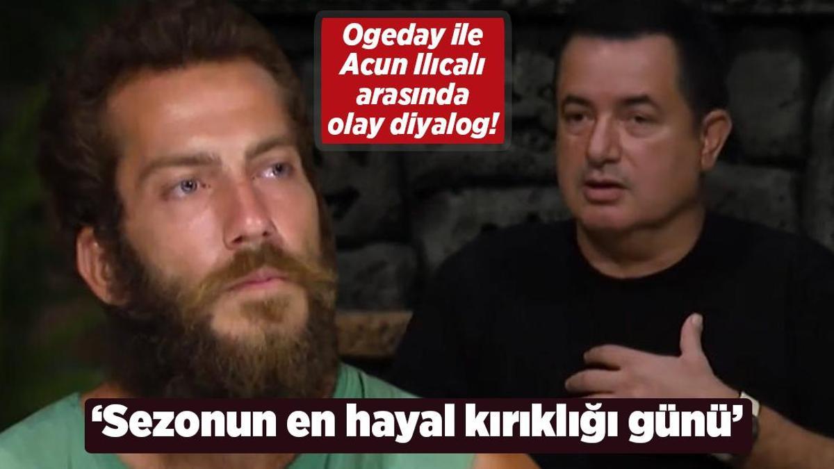 Acun Ilıcalı ve Ogeday Girişken arasında olay diyalog! ‘Sezonun en hayal kırıklığı günü’