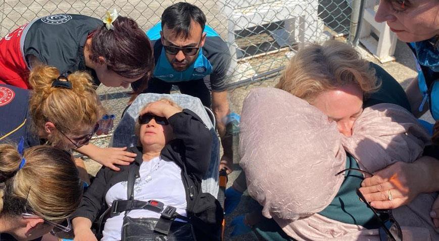 21 saat teleferikte mahsur kaldı! Helikopterden indiği gibi yeri öptü