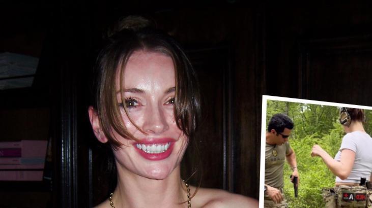 Yasemin Allen, eski FBI çalışanı sevgilisi Erdal Kaya’dan yeniden atış eğitimi aldı!