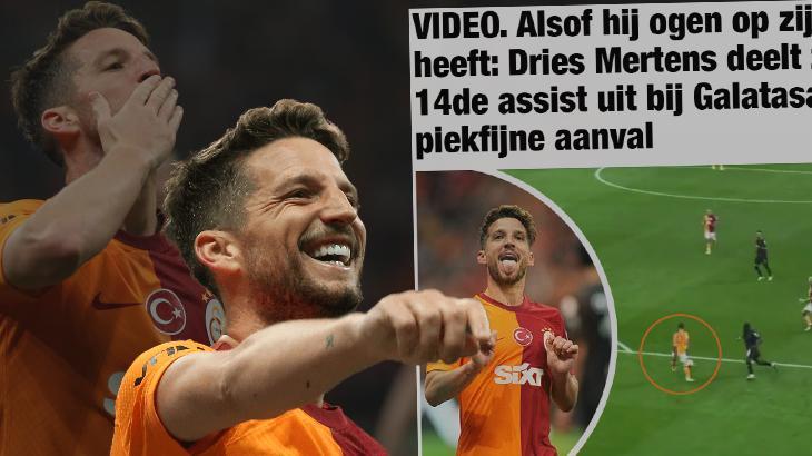 Mertens’in görüntüsünü paylaştılar: Sanki arkasında gözü varmış gibi!
