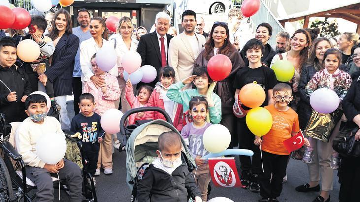 Çocuklara moral oldular