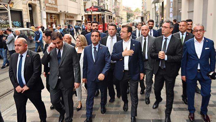 Beyoğlu’nu ziyaret eden İmamoğlu’ndan talimat