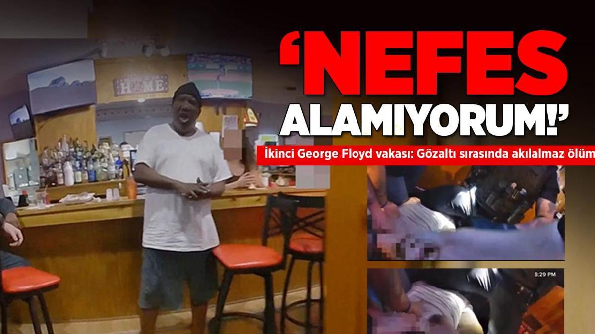 ‘Nefes alamıyorum’: Siyahi adam gözaltına alındığı sırada öldü! İkinci George Floyd vakası