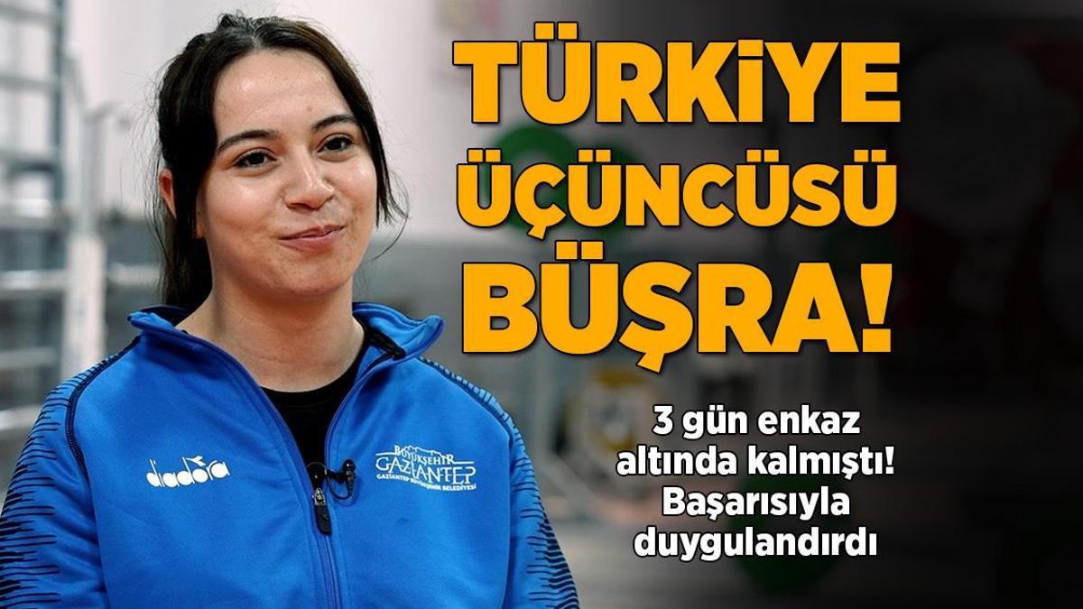 3 gün enkaz altında kalan Büşra’nın başarısı! Türkiye üçüncüsü oldu