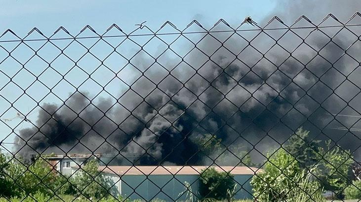 Tekirdağ’daki fabrika yangını söndürüldü
