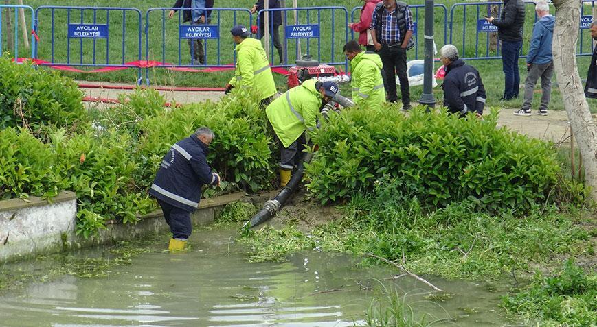 Edanur’un ölümünün ardından Avcılar’da tehlike saçan alanda çalışma