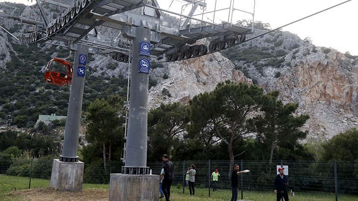 Teleferik faciasının ardından 36 kabin yere indirildi