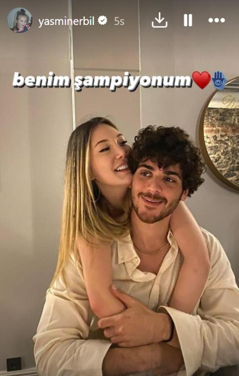 Yasmin Erbil'den Survivor'dan elenen sevgilisi Yiğit Poyraz ile paylaşım