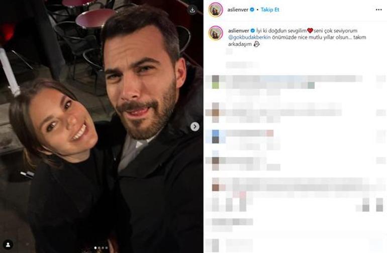 Aslı Enver'den eşi Berkin Gökbudak'a romantik doğum günü kutlaması!