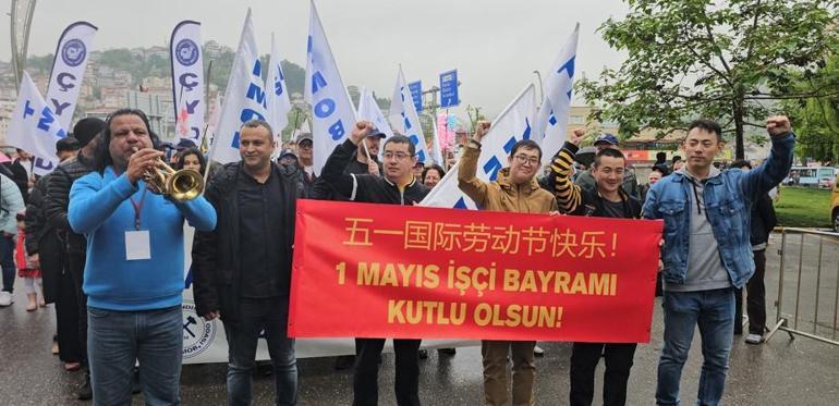 'İşçi kenti'nde Çinli mühendisler yürüdü