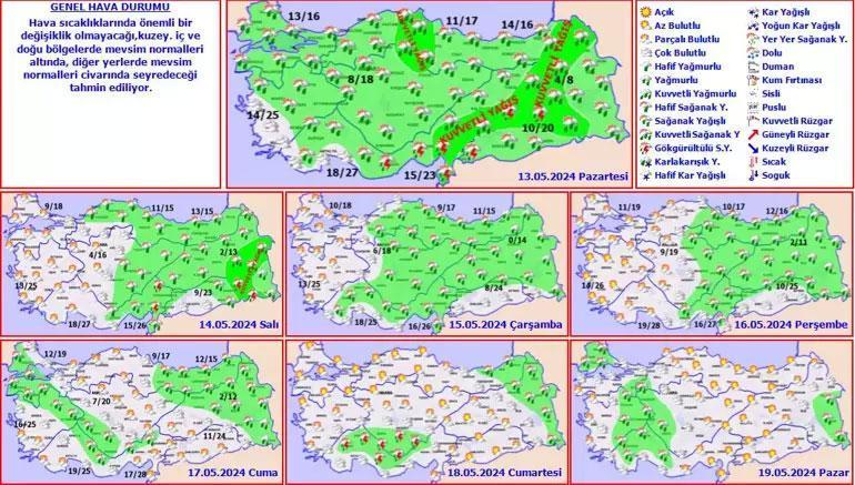 Meteoroloji uyardı! Bu kentlerde yaşayanlar dikkat! Yeni hava durumu haritası yayımlandı