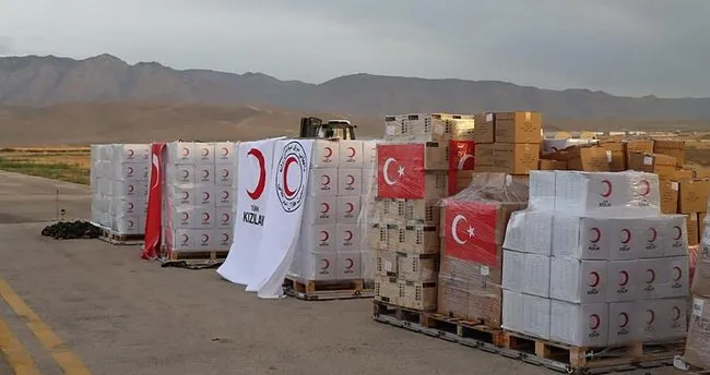 Türkiye, Afganistan’a Yardım Kargo Uçağı İle Yardımlar Ulaştı.