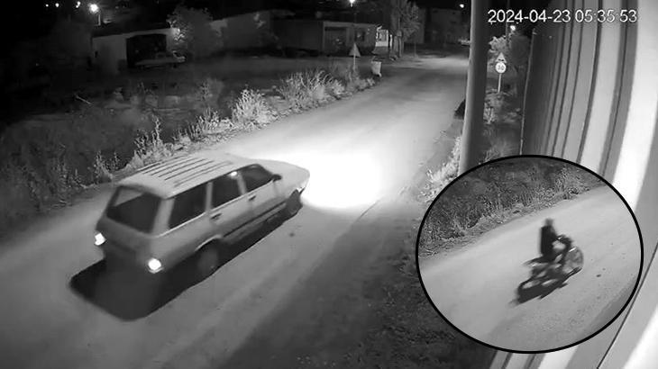 Bursa’da çalıntı otomobille gelip, motosiklet çaldılar