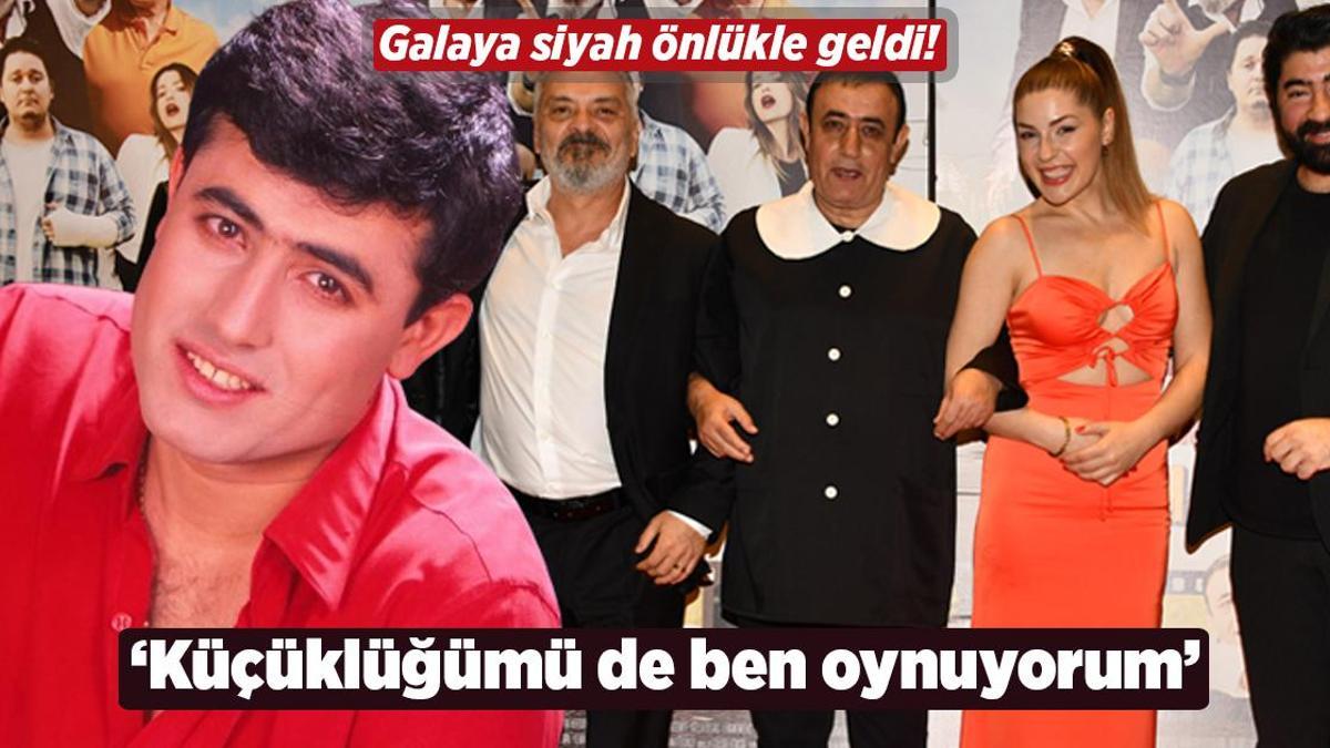 Galaya siyah önlükle geldi! ‘Küçüklüğümü de ben oynuyorum’