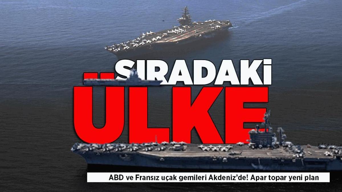 Orta Doğu’daki savaşta son dakika… ABD ve Fransız uçak gemileri Akdeniz’de! WSJ yeni adresleri yazdı