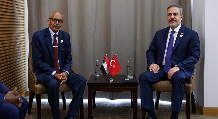 Bakan Fidan, Sudan Dışişleri Bakan Vekili ile görüştü