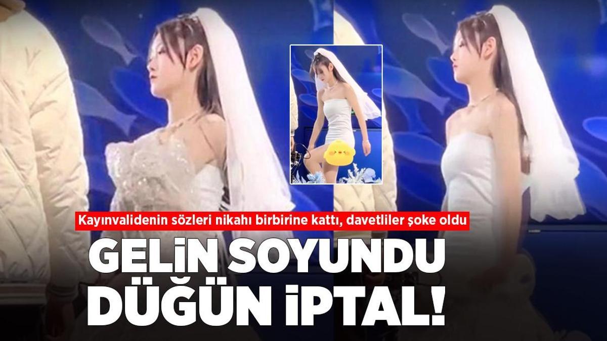 Gelin soyundu düğün iptal! Kayınvalidenin sözleri nikahı birbirine kattı