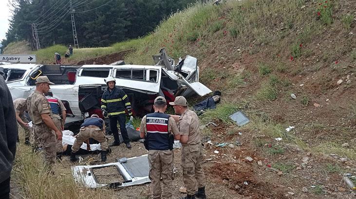 Gaziantep’te 8 kişinin öldüğü kazadan ilk görüntüler