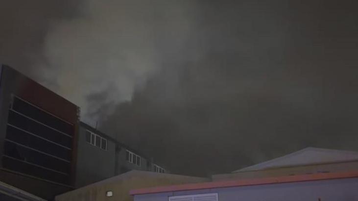 Bursa’da iplik fabrikasında yangın