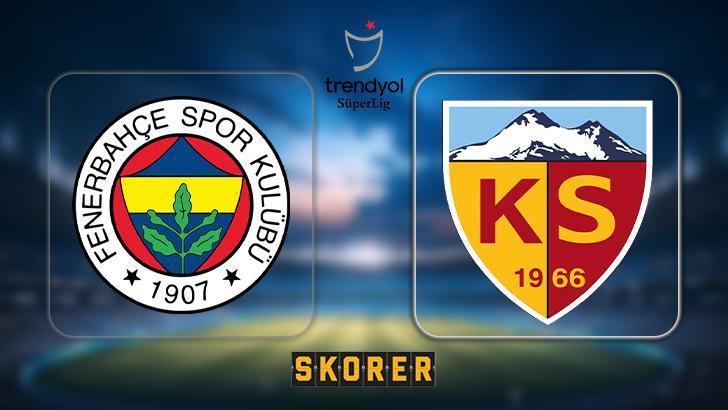 F.Bahçe – Kayserispor maçı ne zaman, hangi kanalda? Muhtemel ilk 11’ler