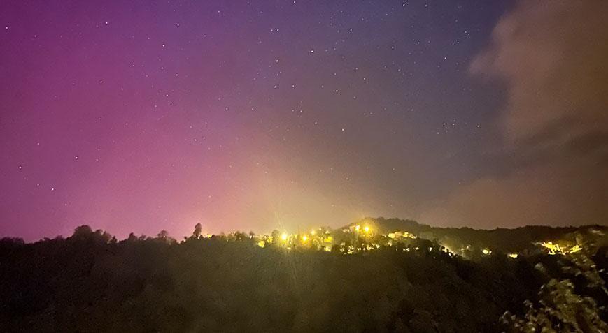 Norveç değil Rize! Kuzey ışıkları mest etti