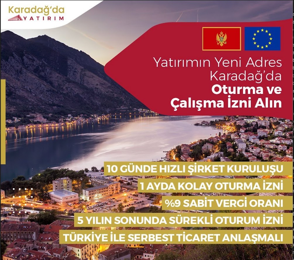 Karadağ’da Yatırım ile Yatırımcılar İçin Özel Olarak Seçilmiş Yatırım Fırsatları