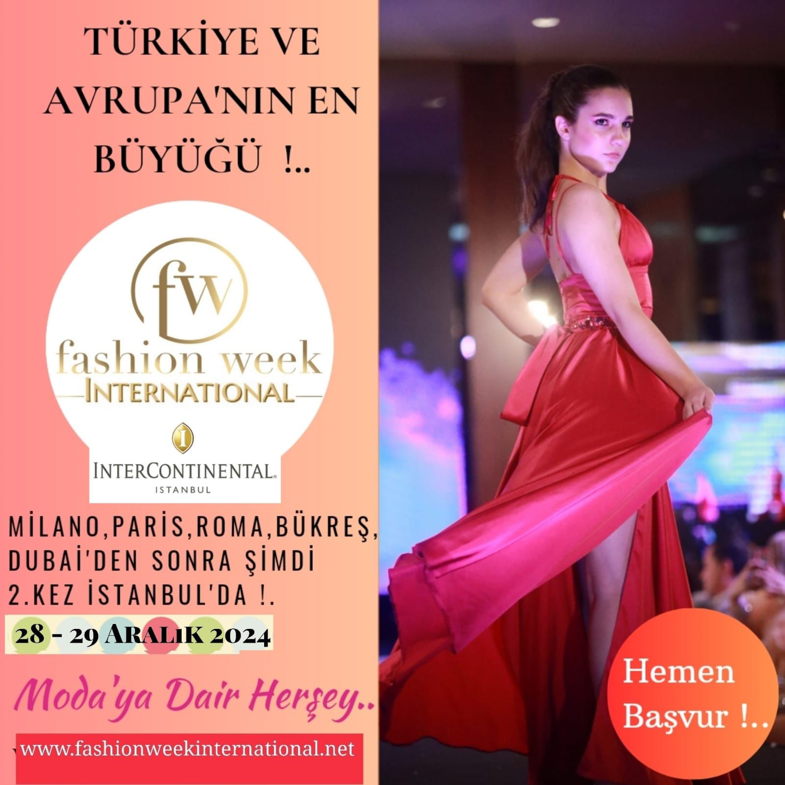 FASHION WEEK INTERNATIONAL OFFICIAL: Moda Rüzgarı Yeniden İstanbul’da!