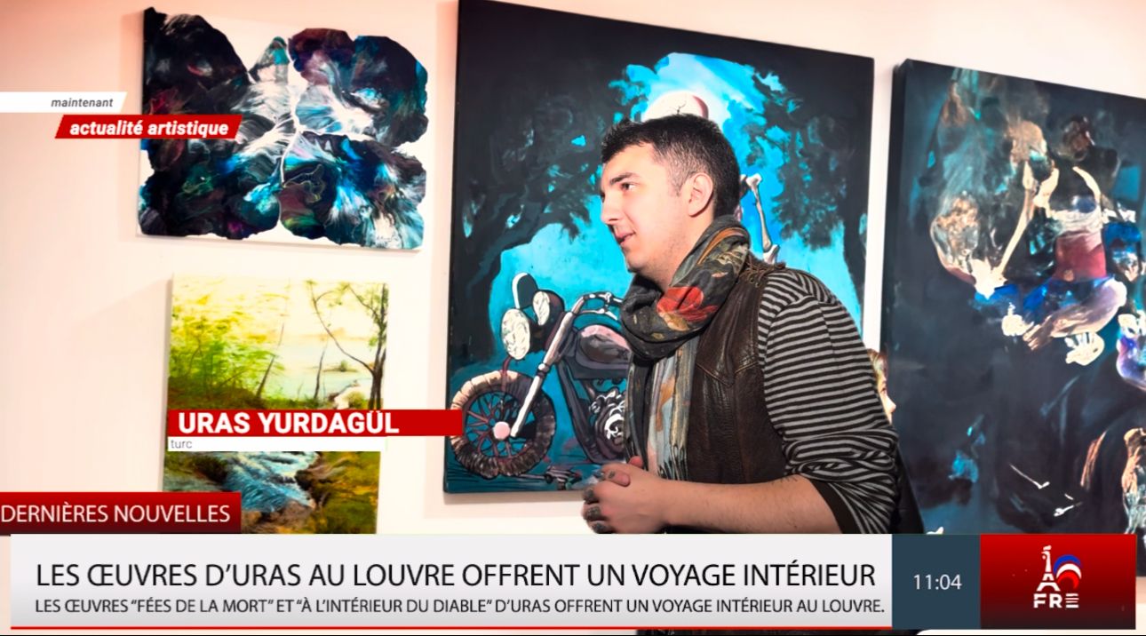 Uras Yurdagül: Louvre’da Sanatıyla Kendini Gösteriyor