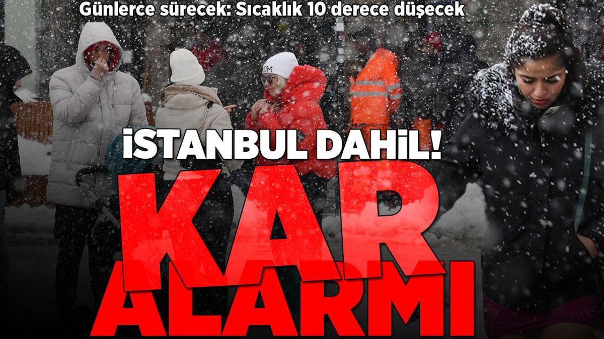 Son dakika… Meteoroloji’den kar alarmı!