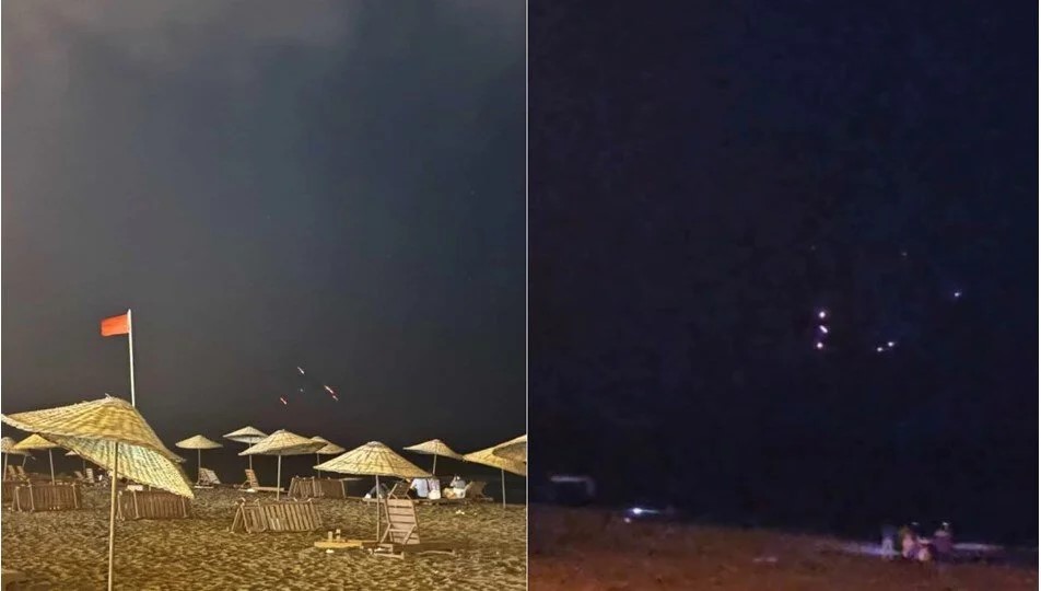 İran’dan İsrail’e Fırlatılan Füzeler Hatay Semalarında Görüldü